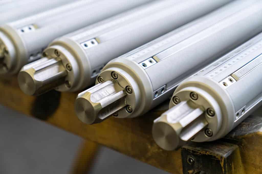 Axial verschiebbare Spannwelle Axial verschiebbare Spannwelle