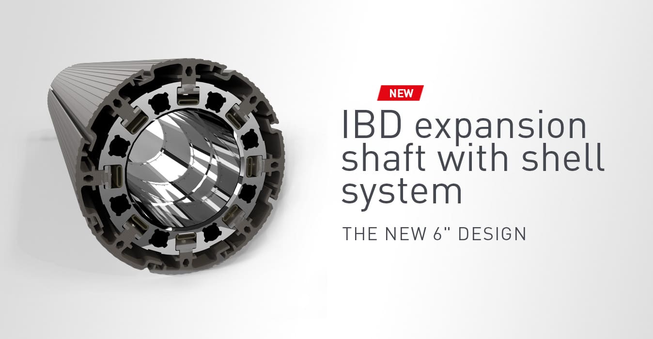 IBD expansion shaft with shell system